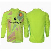 Fotballdrakt Herre Manchester United Keeper Bortedrakt 2024-25 Langermet